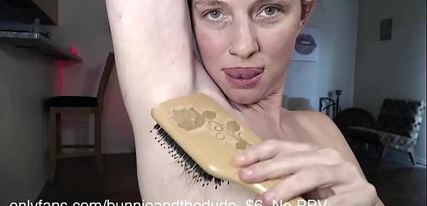  Hairbrush Musky Pungent Natural Armpits - BunnieAndTheDude